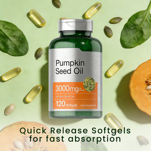 כמוסות רכות של שמן זרעי דלעת OEM, כמוסות צמחיות, כמוסות רכות, אנרגיה שופעת, 3000 מיליגרם, כמוסות רכות של שמן זרעי דלעת - Product Image 2