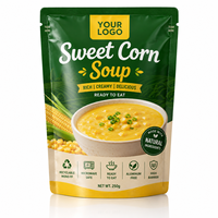 Chicken Noodle Soup Mono PP Retort Pouch Custom Printed Food Packaging Bag Ready to Eat Healthy Soup