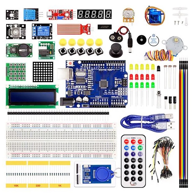 Worthy electronic super DIY learning kit compatible with Arduino IDE starter kit
