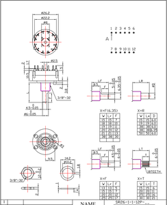 Sr 26 <span class=keywords><strong>mm</strong></span> 1 cực 3 vị trí chuyển đổ<span class=keywords><strong>i</strong></span> quay cho các thiết bị nhỏ, Loa nhỏ, chuyển đổ<span class=keywords><strong>i</strong></span> tần số - Product Image 6