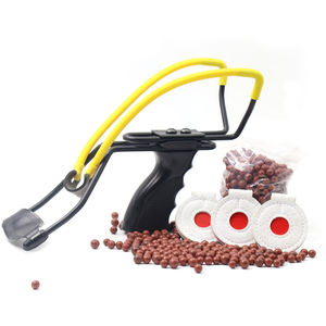 Esterno potente tiro fionda con Bullseye e palla di argilla per la formazione di caccia accessori - Product Image 3