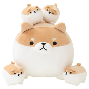 Muñeco de Peluche Personalizado de Animales de Dibujos Animados, Foca, <span class=keywords><strong>Shiba</strong></span> <span class=keywords><strong>Inu</strong></span>, Almohada Suave para Bebés y Niños, Regalo de Cumpleaños, Algodón PP, Alivio del Estrés - Product Image 1