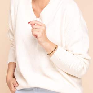 गर्म बिक्री छोटे पत्थर के बीड ब्रेसलेट डेन्टी रोजमर्रा के कंगन समायोज्य गहने - Product Image 3