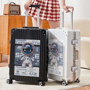 กระเป๋าเดินทางลายการ์ตูนขนาด 20 นิ้ว พร้อมล้อหมุนและกุญแจรหัสสำหรับเดินทาง ลายอนิเมะสำหรับทุกเพศ - Product Image 3