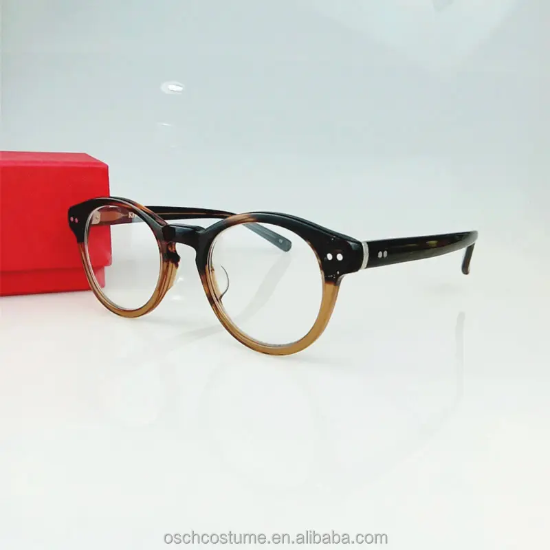 Ретро ацетатная оптическая оправа, Классические Коричневые скромные очки для чтения, унисекс, высококачественные дизайнерские очки, оправа для очков