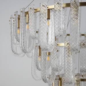 Lámpara Colgante de Vidrio Creativa de Cobre Personalizada de Fábrica para Sala de Estar, Hotel, Techo, Decoración de Hogar de Lujo, Iluminación Interior Moderna - Product Image 3