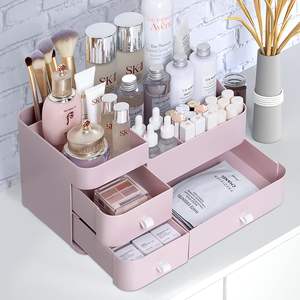 Cosmetic Organizer Rectangle Shape <b>Makeup</b> Perfume Lipstick Brush Lash Eye Shadow Foundation Dresser Storage <b>Box</b> - Product Image 3
