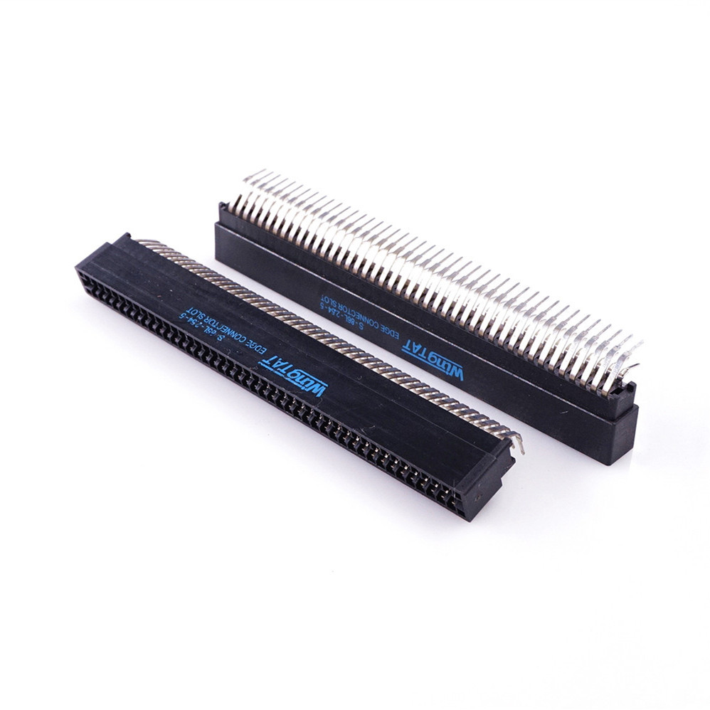 Card Edge Connector Slot 2.54mm Pitch, 86 Pin Dual Row Right Angle