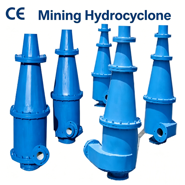 Wear Resistant Ceramic Lined Hydrocyclone for Mining Slurry Classification, High Efficiency, CE Certified Industrial Separator