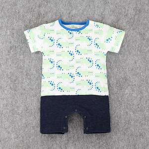 Boutique en ligne, vente en gros de combinaisons pour bébé garçon, couleur unie, motif mignon, provenant de Chine - Product Image 4