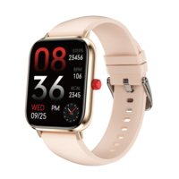 TF68 Ultra Dünne Smartwatch 1,86 Zoll HD-Bildschirm BT-Anruf Musik-Encoder Echte Blutsauerstoffmessung für Männer Frauen Android iOS Smartwatch