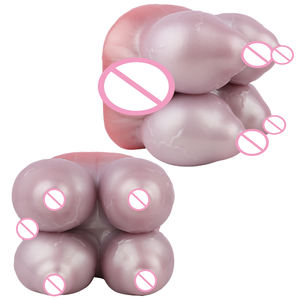Vendita calda di masturbatore maschile a canale singolo in Silicone morbido stile animale fantasia masturbatore a forma di capezzolo per gli uomini - Product Image 1