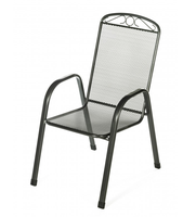 JYL-2190 de vente chaude fauteuil en métal extérieur confortable jardin loisirs meubles empilable Type extérieur Restaurant chaise