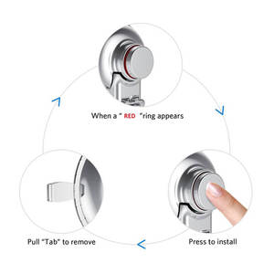 Không có khoan và di chuyển phụ kiện phòng tắm hút cup khăn móc treo tường phòng tắm hút cup tường móc - Product Image 6