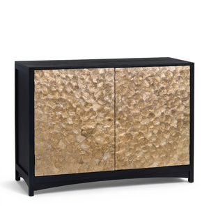 Modern Mother of Pearl Cabinet Handmade Shell Inlay Home Storage Furniture From Vietnam for Living Room Decor - Product Image 1