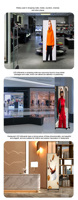 Affiche publicitaire extérieure, machine publicitaire LED mobile sur pied, affichage d'affiches