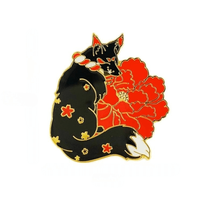 Personnalisé personnalisé en gros métal Chine souvenir cadeau 3D Logo étiquette nominative mignon dessin animé fer doux dur émail épinglette