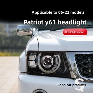Pour Patrol Y61 2006-2022, phares modifiés à double lentille LED <span class=keywords><strong>12V</strong></span> 24V avec feux de jour et clignotants - Product Image 6