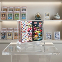 Boîte de rangement magnétique en acrylique moderne de qualité supérieure, écologique, pour collection de cartes Pokémon japonaises TCG