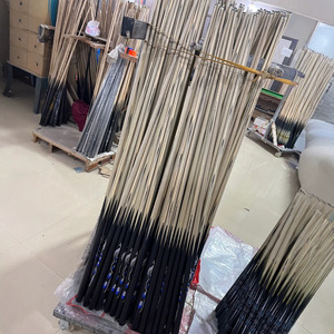 One Piece Maple Wood Snooker Cue With Ebony Butt Sleeve Durable Wooden Shaft For Snooker - Product Image 5