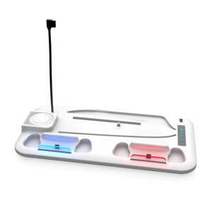 OEM <span class=keywords><strong>PS5</strong></span> Slim Wall Mount Kit con ventilador de refrigeración y estación de carga, <span class=keywords><strong>PS5</strong></span> Slim Floating Mount para PlayStation 5 - Product Image 5