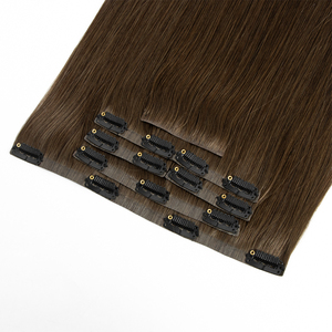 Extensiones de Cabello con <span class=keywords><strong>Clip</strong></span> Invisibles de Doble Trama, Cabello Brasileño Virgen con Cutícula Alineada, <span class=keywords><strong>Clip</strong></span> Invisible - Product Image 4