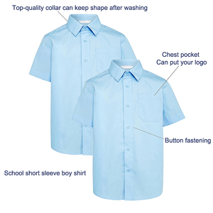 学校シャツナイジェリアスクールウェア男の子と女の子のための学校制服デザインカスタムロゴ - Product Image 3