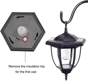 Lampes solaires pour pelouse LED IP65 résistantes à l'eau 5000K lumière du jour, lampadaire de jardin en aluminium avec détecteur de mouvement et CRI 90 - Product Image 4