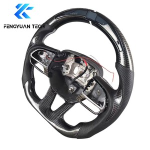 Volant en fibre de carbone pour <span class=keywords><strong>Dodge</strong></span> Charger Challenger Durango Demon <span class=keywords><strong>SRT</strong></span> Journey RT <span class=keywords><strong>Viper</strong></span> Ram TRX SXT Hellcat Scat Pack - Product Image 4