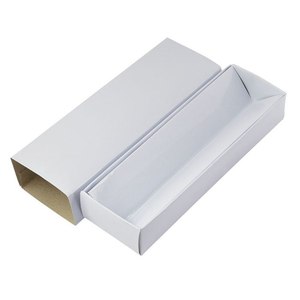 <b>White</b> <b>Cardboard</b> <b>Box</b> For Paper Media Storage Rectangle Shape 12x6x2 Inches - Product Image 1
