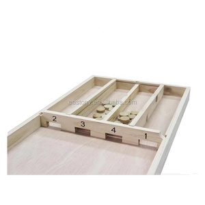 EASTONY Club Dutch Shuffleboard Beech <span class=keywords><strong>Sjoelbak</strong></span> con Discos - Product Image 3