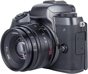 Objectif fixe à mise au point manuelle 7artisans 35 mm F1.4 Mark II APS-C à grande ouverture pour appareils photo hybrides Sony E-mount A6500 A6300 <span class=keywords><strong>A6100</strong></span> - Product Image 6