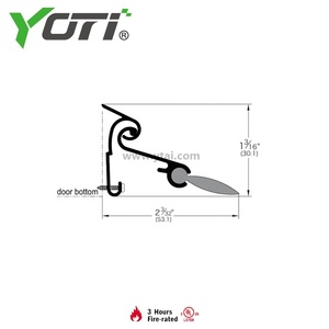 YDB108 Joints inférieurs de porte Joint de porte automatique - Product Image 5