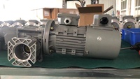 Moteur électrique synchrone AC triphasé 0,75 kW 1500 W 380 V 50 Hz 1400 tr/min 4 pôles 2 pôles 6 pôles avec boîte de vitesses à vis sans fin Nmrv50 1:25
