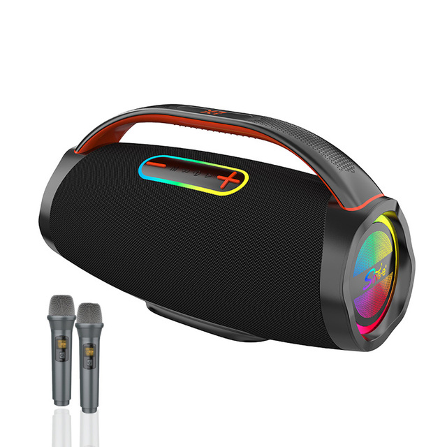ZQS-X7W 100W High Power Portable Bluetooth Speaker New Waterproof Design RGB LED Lighting AUX Communication for Outdoor Use