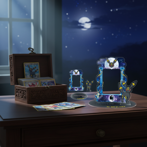 แท่นอะคริลิคสำหรับการ์ดเกมโปเกมอน รุ่นเกาหลี อนิเมะและเกม สแตนดี้ สี BLAEKY - Product Image 3