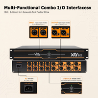 Suppresseur de rétroaction audio professionnel 8 canaux XTR8.2 DSP Anti-Hurlement Éliminateur de rétroaction de microphone pour grandes salles de conférence