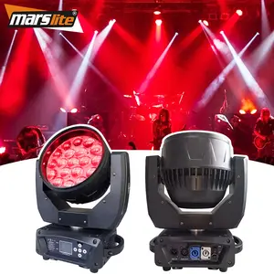 Luz de lavagem LED K10 para palco de clube DJ, Zoom de cabeça móvel, fornecedor dourado OEM 19x15w, LED de lavagem com zoom de 19x15w