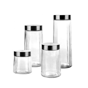 2L commercio all'ingrosso di grandi dimensioni vaso di <span class=keywords><strong>vetro</strong></span> marmellata di erbe cereali cereali conservazione sigillato barattolo di <span class=keywords><strong>vetro</strong></span> con coperchio ermetico - Product Image 6