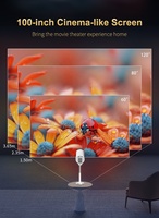 Projecteur vidéo miniature intelligent pour la maison, à courte focale, avec prise en charge de la 4K, Android 13, WiFi sans fil, Bluetooth, TS7, best-seller