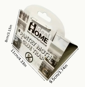 Piège à mites de garde-manger, piège à insectes à colle collante, non toxique, attrape-mites pour armoire de cuisine, stockage alimentaire, lutte et prévention des nuisibles - Product Image 1