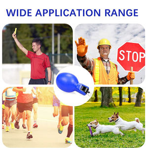 Портативный мягкий свисток из ПВХ с шнурком, 120 дБ, развивающая игрушка-подарок для спортивных тренировок и выживания, настраиваемый свисток - Product Image 5