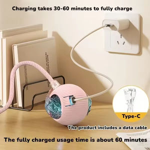 Interactive <b>Cat</b> Ball <b>Toy</b> Automatic Rolling Ball with Tail Rechargeable Smart Pet Interactive <b>Toy</b> Intelligent <b>Mouse</b> for <b>Cat</b> - Product Image 2