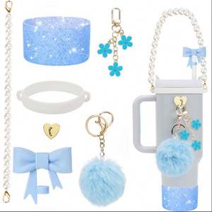 Oferta Especial: Set de Accesorios de Lujo Mairun con Diseño de Alfabeto para Vasos, Correa de Silicona y Cubierta para Pajita, para 30/40oz - Product Image 6