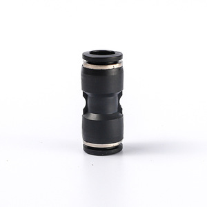 Pneumatic <b>Quick</b> <b>Connector</b> PU-4/6/8/10/12 Straight Through Plastic 6/8/12mm Air Hose Fitting - Product Image 1