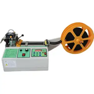 Computer Hot Rope Cutting Machine Automatic Braided Round Rope Core Shearing Machine Nylon Webbing Elastic Belt Breaking Machine