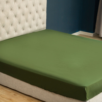 Ensemble de draps plats 100% Tencel Lyocel de Lenzing Company respectueux de l'environnement avec taie d'oreiller