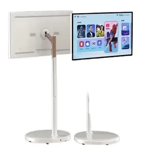 Move freely 27'' full hd 1080p media player smart digital display with battery camera wifi