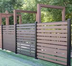 Valla de WPC sólida de Color personalizado bien establecida, seguridad del hogar impermeable ecológica de 6 pies para casas de patio trasero, sitio de construcción - Product Image 2