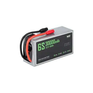 Batería de Litio de Estado Sólido para Drones de 6S 30Ah, Alta Densidad de Potencia y Peso Ligero - Product Image 1